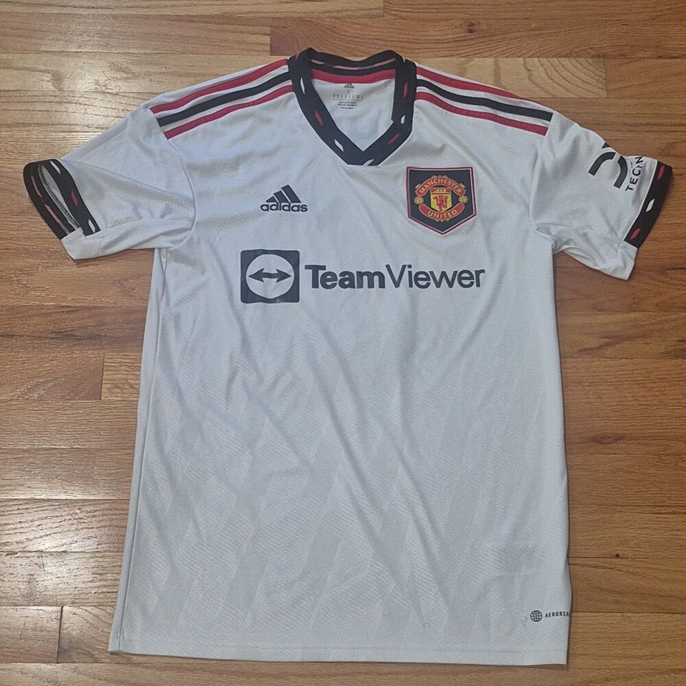 Manchester United 2022/23 Away Jersey Marcus Rashford #10 Men's Small Soccer